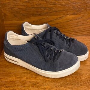 Birkenstock Bend low, canvas- suede sneakers, midnight